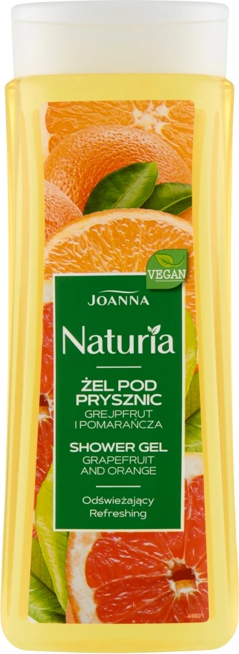 Xhel dushi për femra Joanna Naturia Refreshing Grapefruit and Orange, 300ml