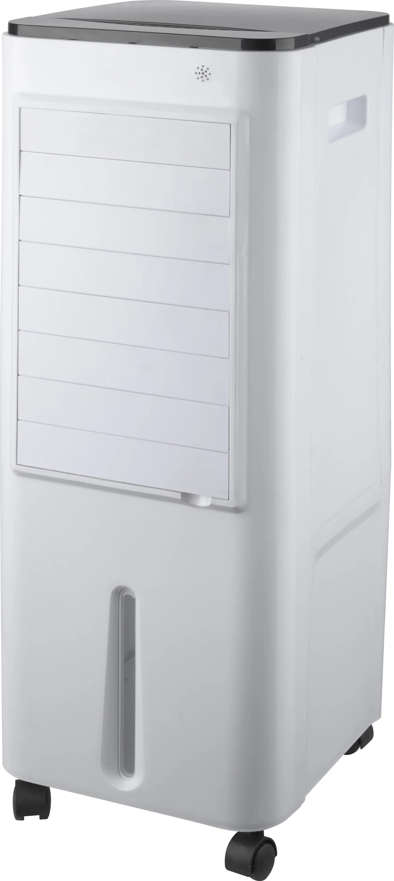 Ftohës ajri 4-në-1, Elit AC-23W, 12L, 80W, telekomandë, timer 7.5h, anion, LED touch, i bardhë, set me 2 kontejnerë akulli