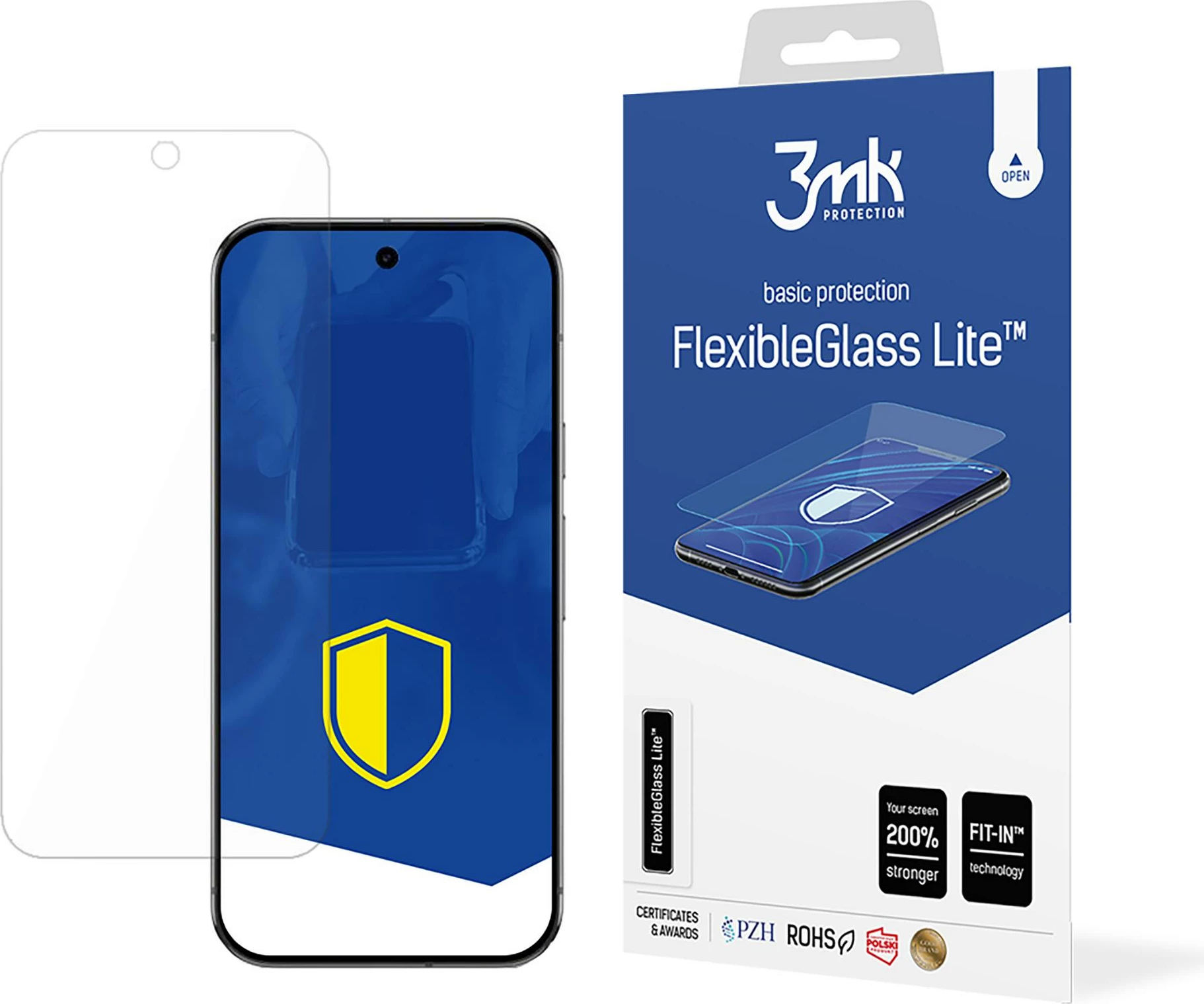 Xham hibrid mbrojtës 3mk FlexibleGlass Lite për Google Pixel 9 Pro XL