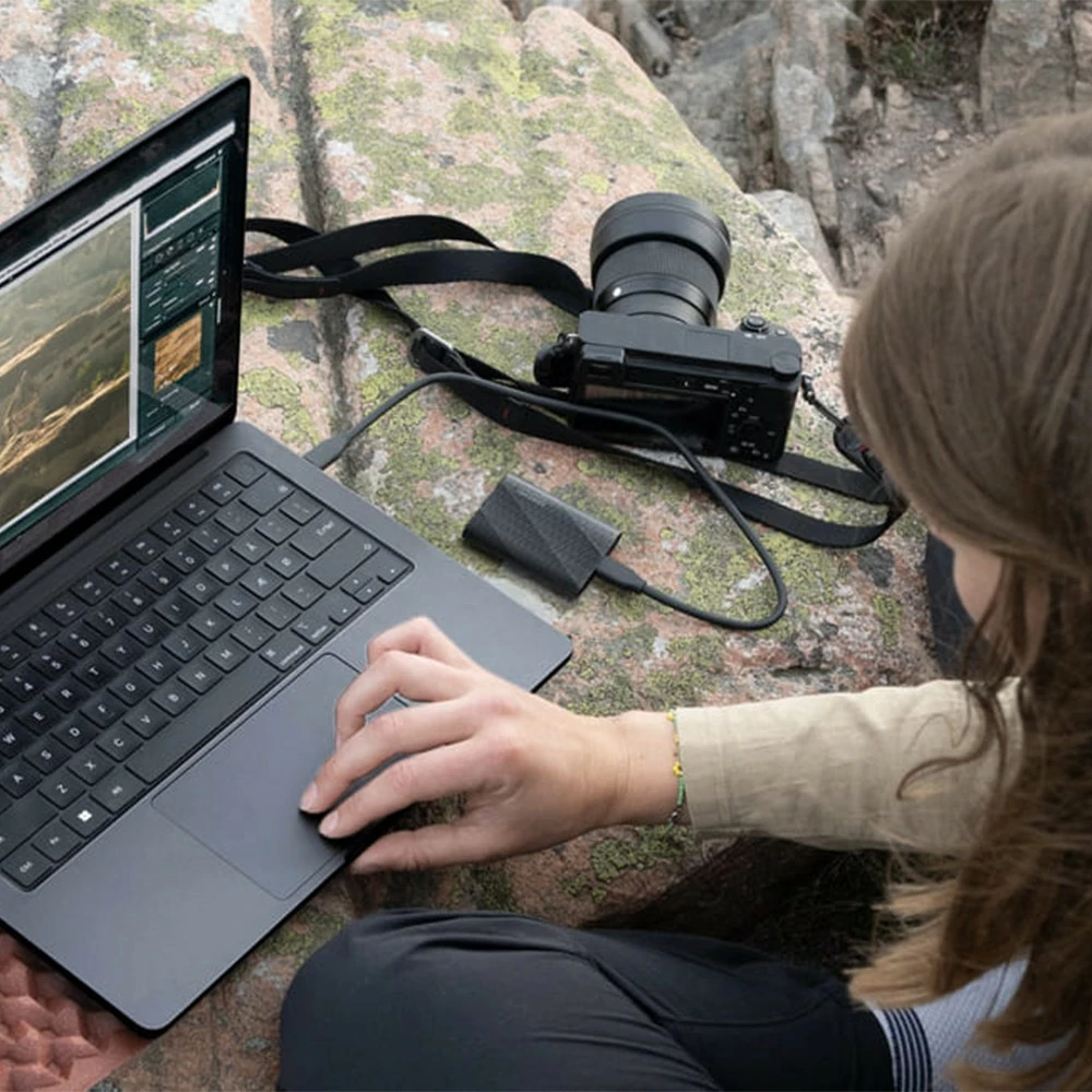 SSD Samsung MU-PG1T0B, 1 TB, USB Type-C, 2000 MB/s, e zezë