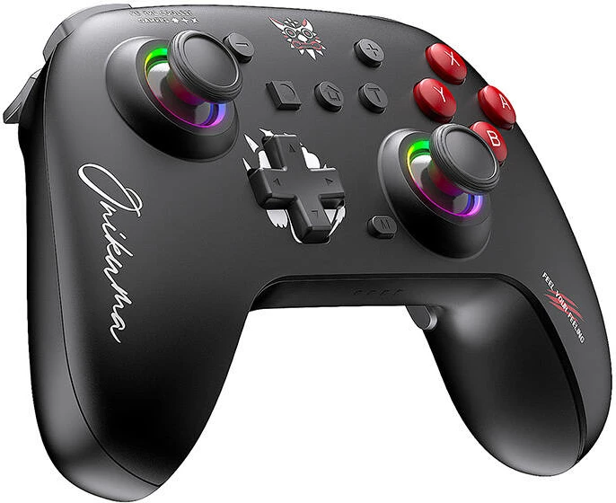Gamepad ONIKUMA C1 wireless për PC/Switch, i zi me RGB