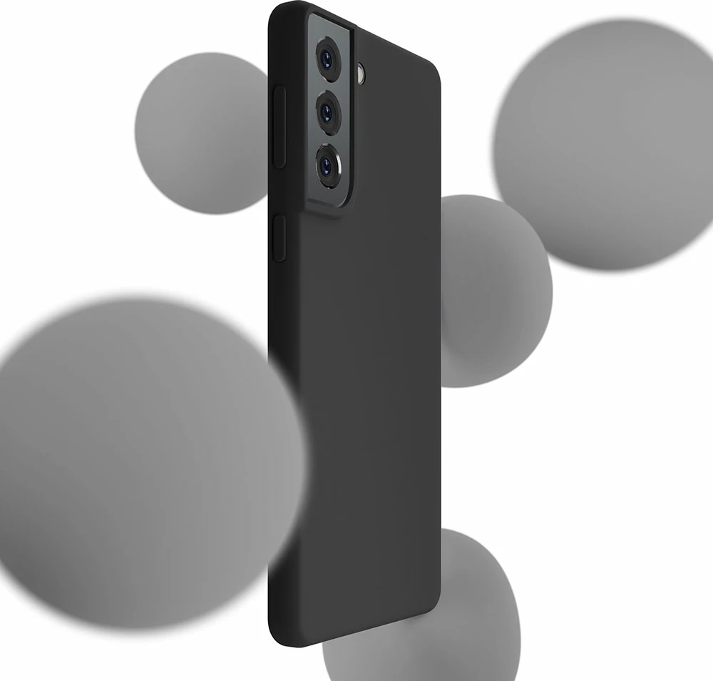 Mbështjellës silikon për celular Samsung Galaxy S22, 3mk Protection, i zi