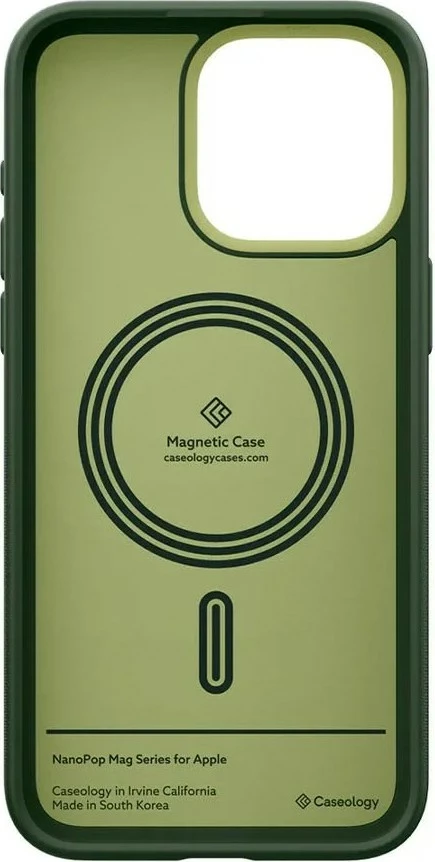 Mbështjellës për iPhone 15 Pro Spigen, i gjelbër [Ngjyra: Jeshile e errët]