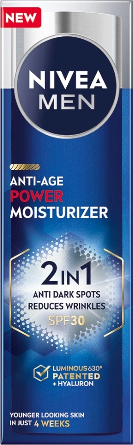 Krem fytyre për meshkuj Nivea Men Anti-Age Power Face Cream SPF30, 50ml