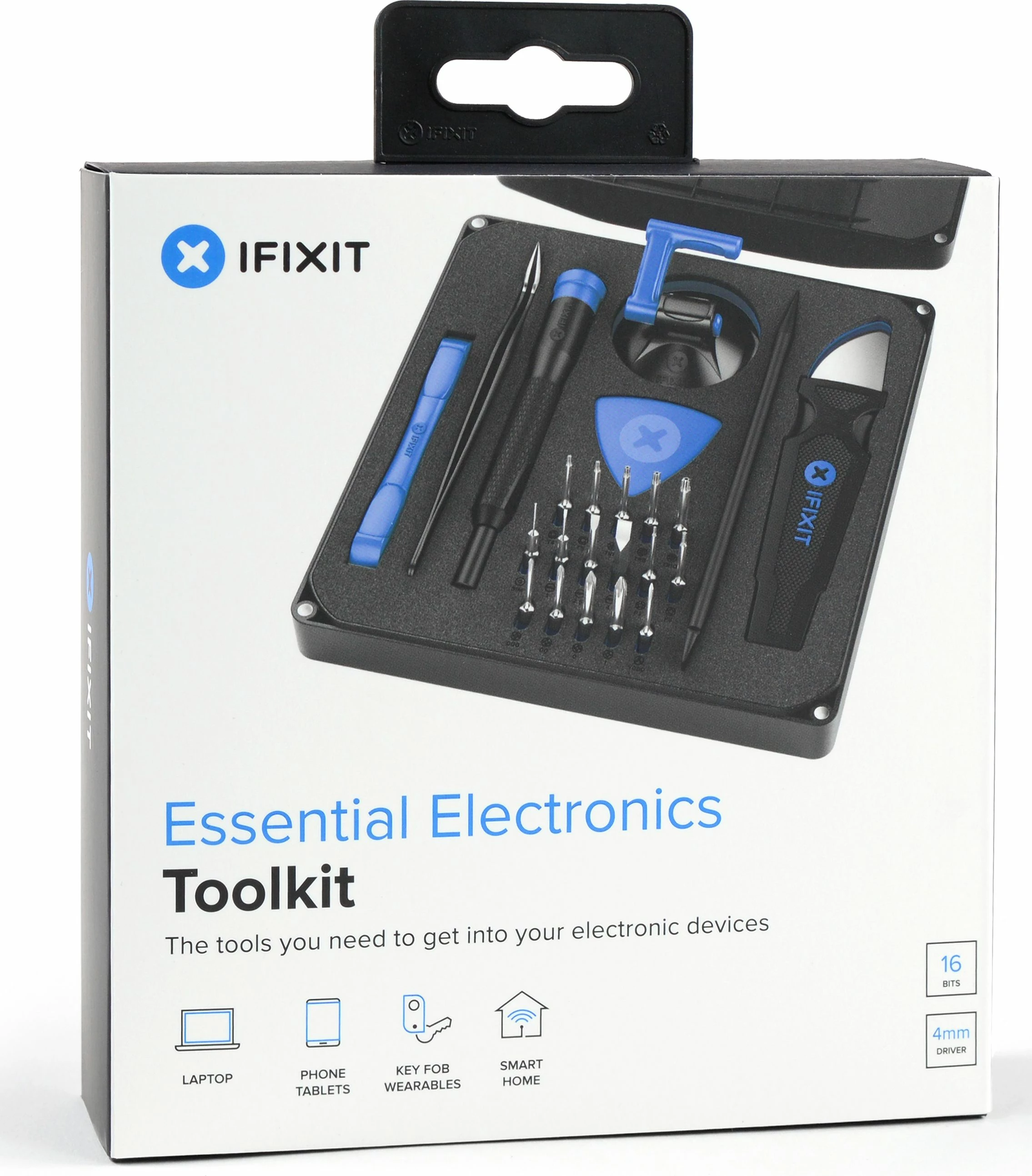 Kit veglash riparimi iFixit EU145348, 25 pjesë, zi/kaltër