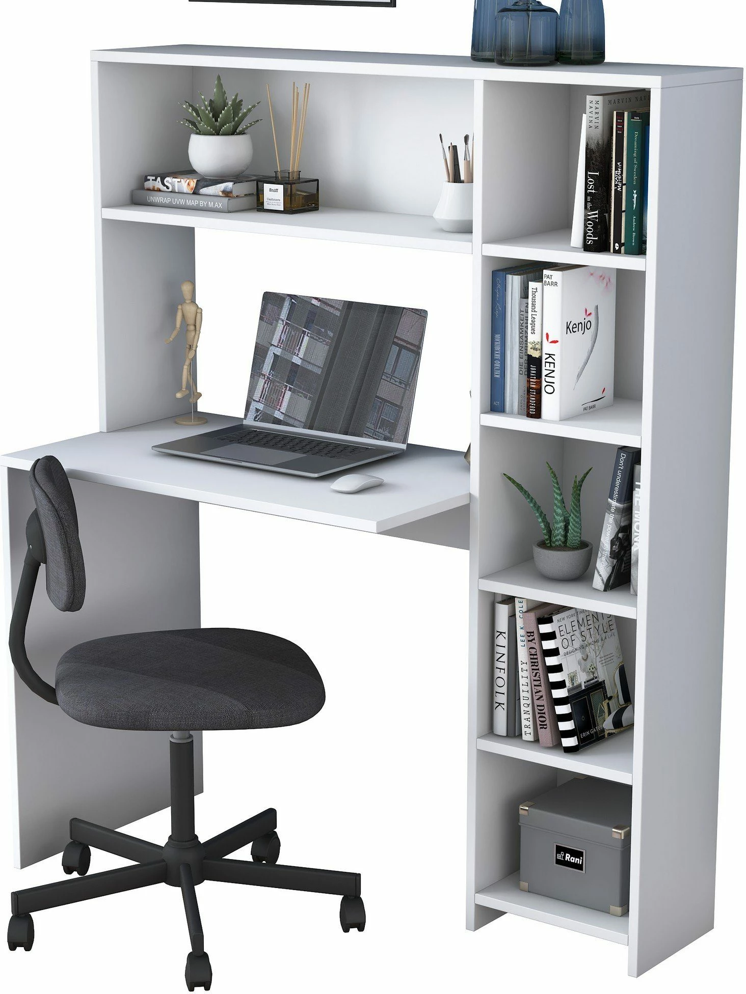 Tavolinë pune Sky, e bardhe