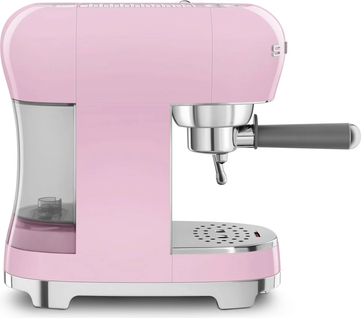 Makinë kafeje SMEG ECF02PKEU, manuale, 2 filxhanë, 1350W, rozë