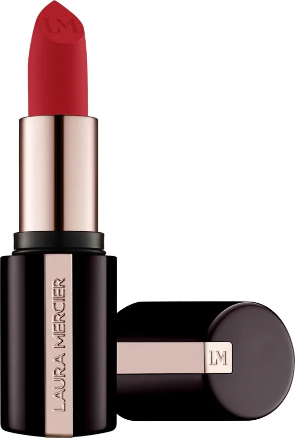 Buzëkuq për femra Laura Mercier Caviar Smoothing Matte Refillable Lipstick 520 Scarlet Velvet 3.8g
