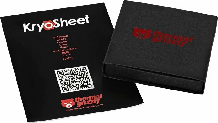 Termopad grafeni Thermal Grizzly KryoSheet TG-KS-33-33 33 x 33 mm 0.2 mm, antracit, 1 copë