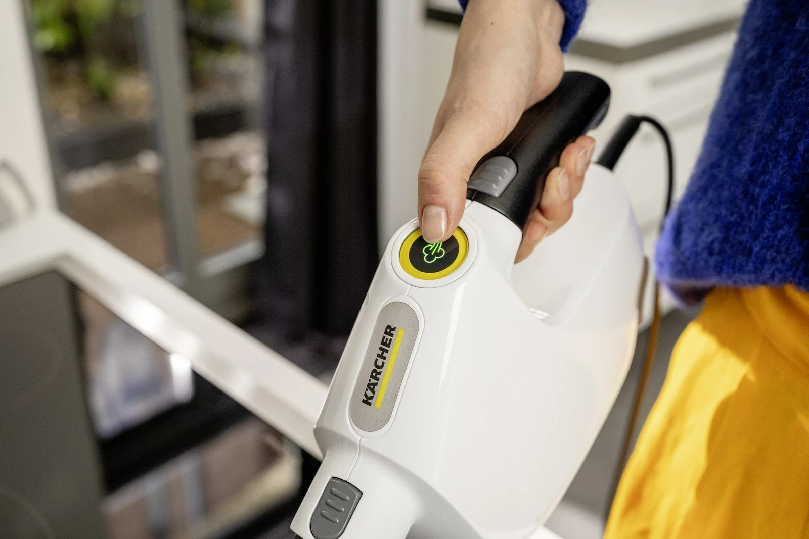 Pastrues me avull portativ Karcher SC 1 Multi & Up, 0.2 L, 1300 W, Zi, Verdhë