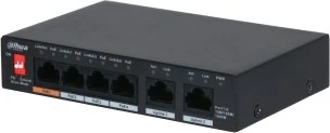 Switch DAHUA PFS3006-4GT-60-V2, 6 porta Gigabit, PoE, i zi