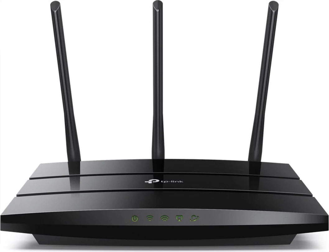 Router, TP-Link, Archer A8, me 3 antena të jashtme, e zezë