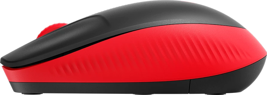 Maus wireless Logitech M190, optik, 3 butona, USB receiver, 2xAA, i kuq