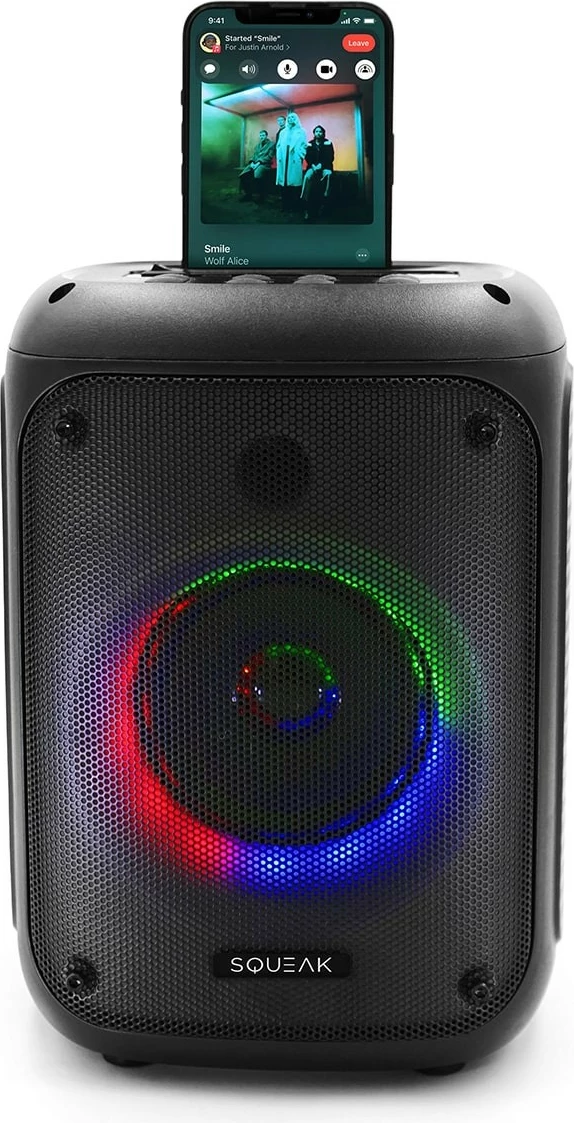 Altoparlant Bluetooth SQUEAK Beatflow SQ1005 me mikrofon, Karaoke, i zi