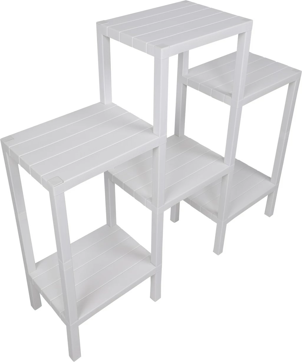 Raft plastik shumëpërdorimësh, i bardhë, OMS-1108-B