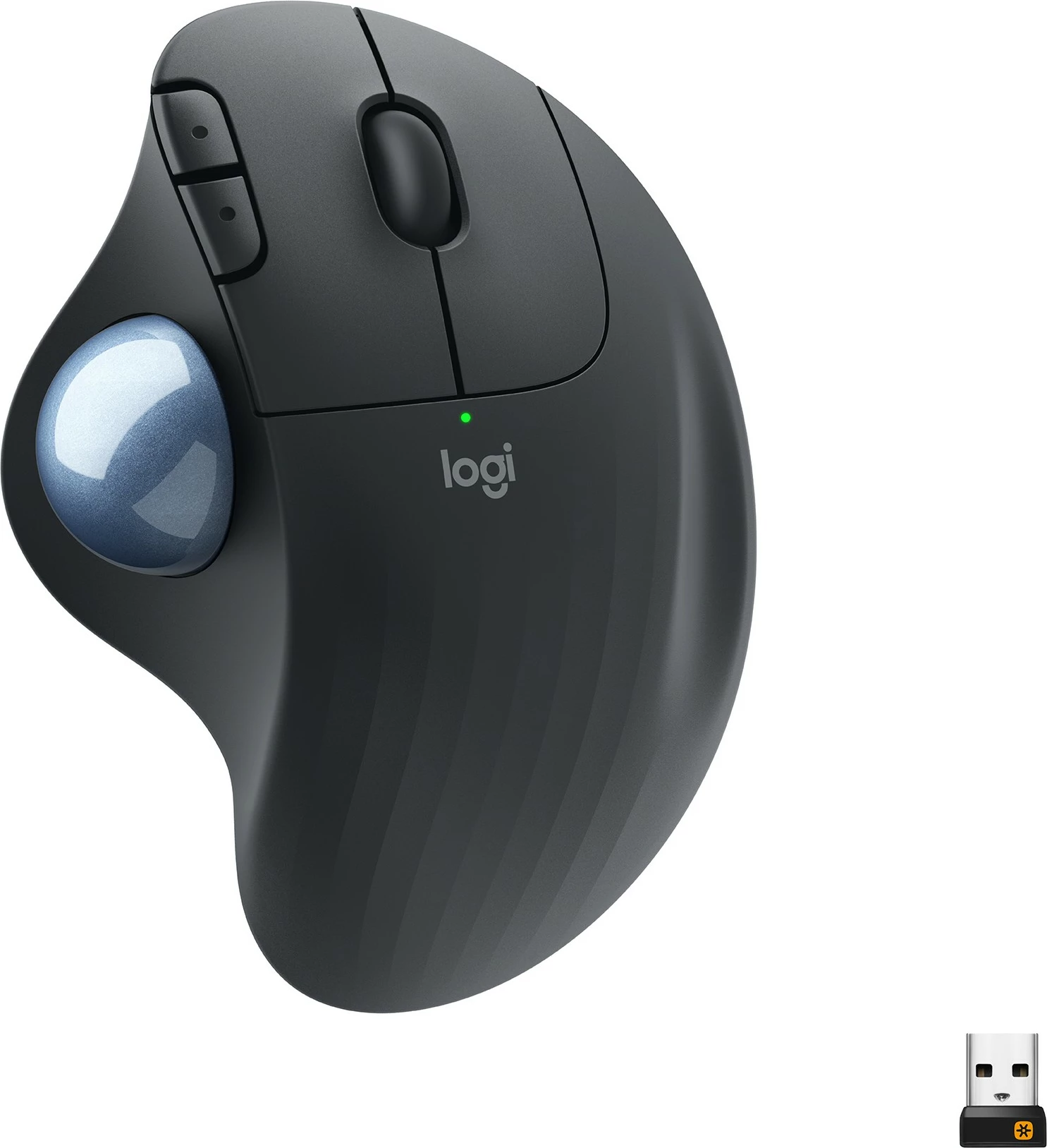 Maus Logitech ERGO M575 Wireless Trackball, 2000 DPI, Grafit
