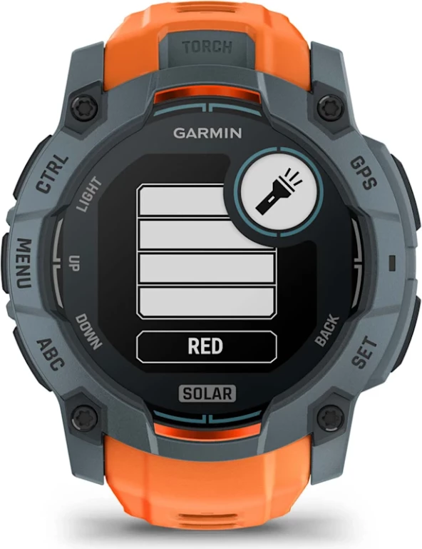 Smartwatch Garmin Instinct® 3 Solar – Twilight with Solstice Silicone Strap, 50 mm
