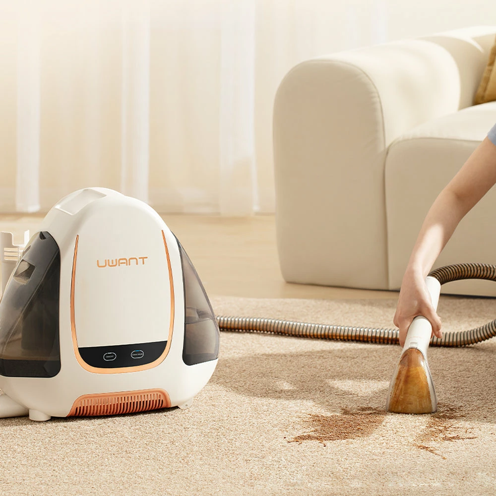 Fshesë për pastrim të thellë (spot cleaner) Uwant B100-S, 450W, 12 kPa, depo ujit 1.8L/1.6L, kabllo 5m, e bardhë/gri