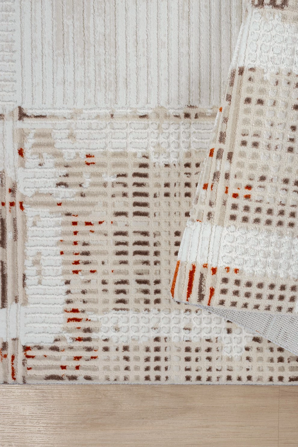 Qilim Conceptum Hypnose, Elex 5202, 100x200cm, ngjyrë bezhë