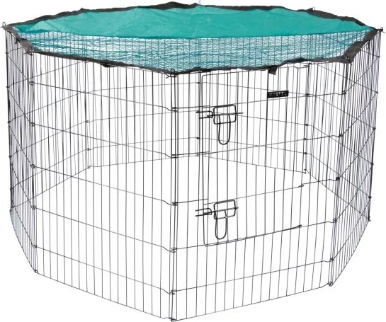 Kafaz modular metalik KERBL Run, 8 pjesë