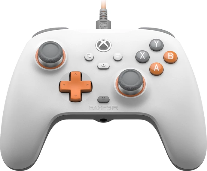 Kontrollues lojërash GameSir T7 me kabllo, për Xbox/PC, i bardhë