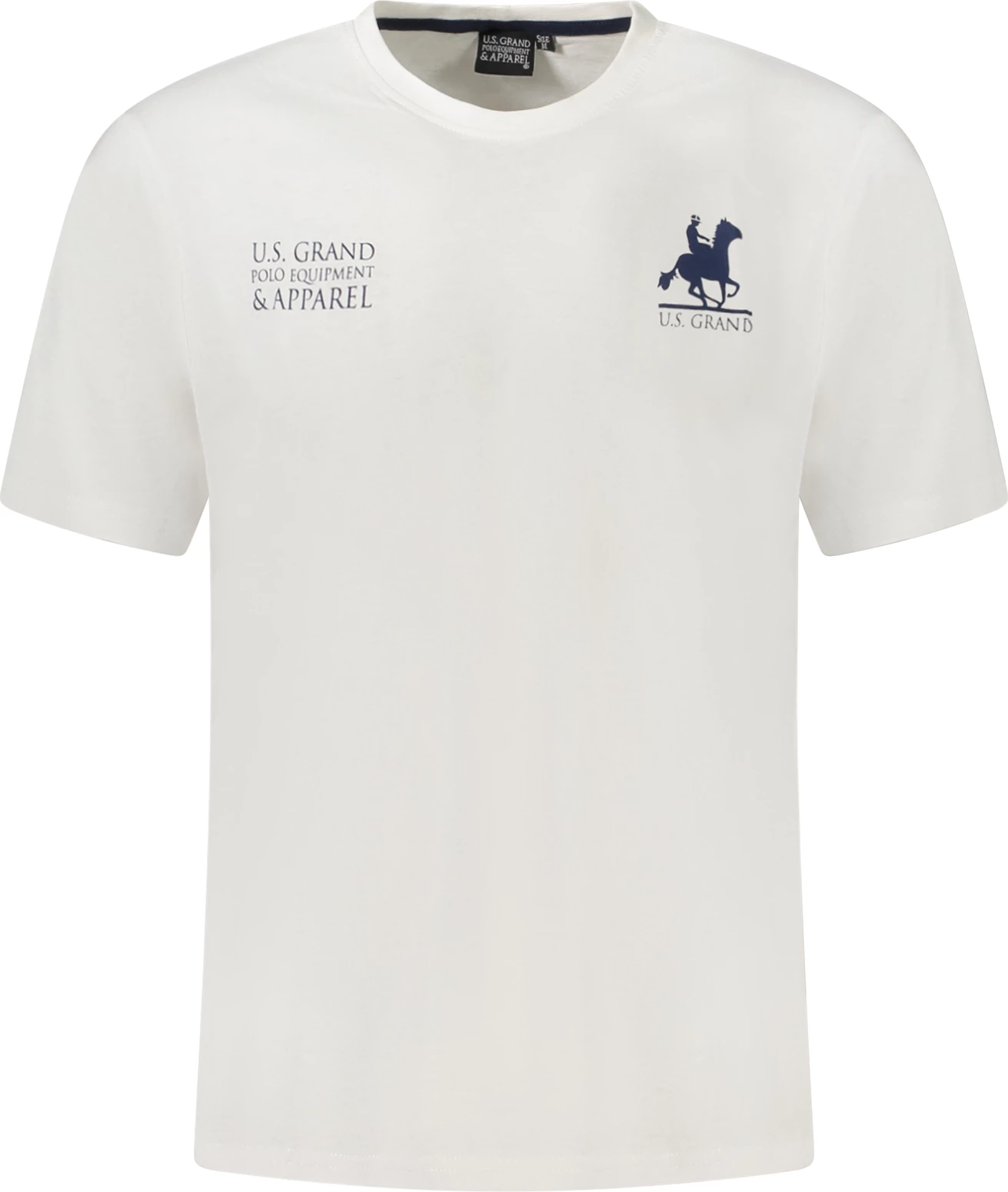 Maicë për meshkuj U.S. GRAND POLO, e bardhë