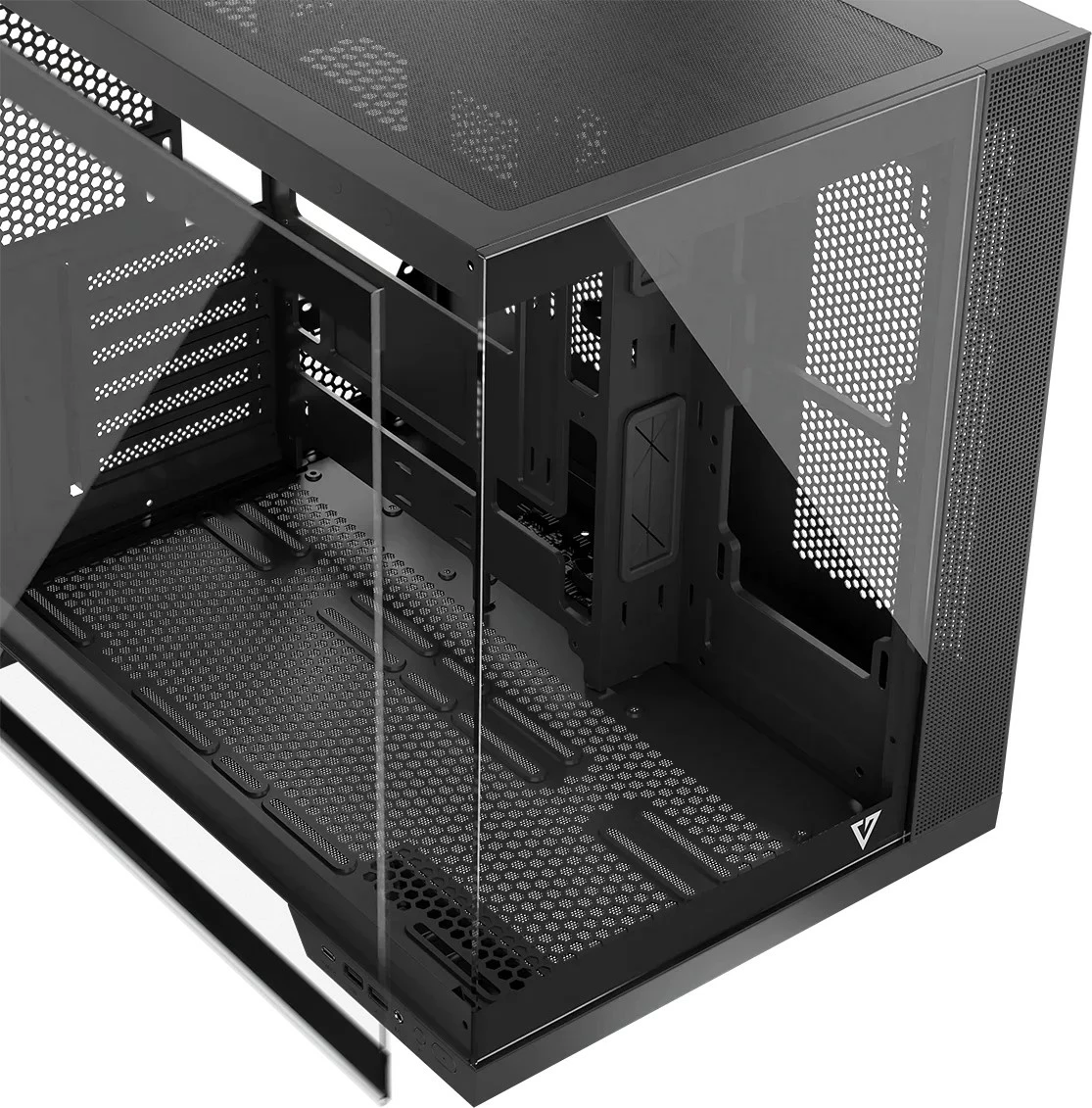 Kasë MODECOM Volcano Panorama NF Midi, ATX, ITX, Micro ATX, Gri
