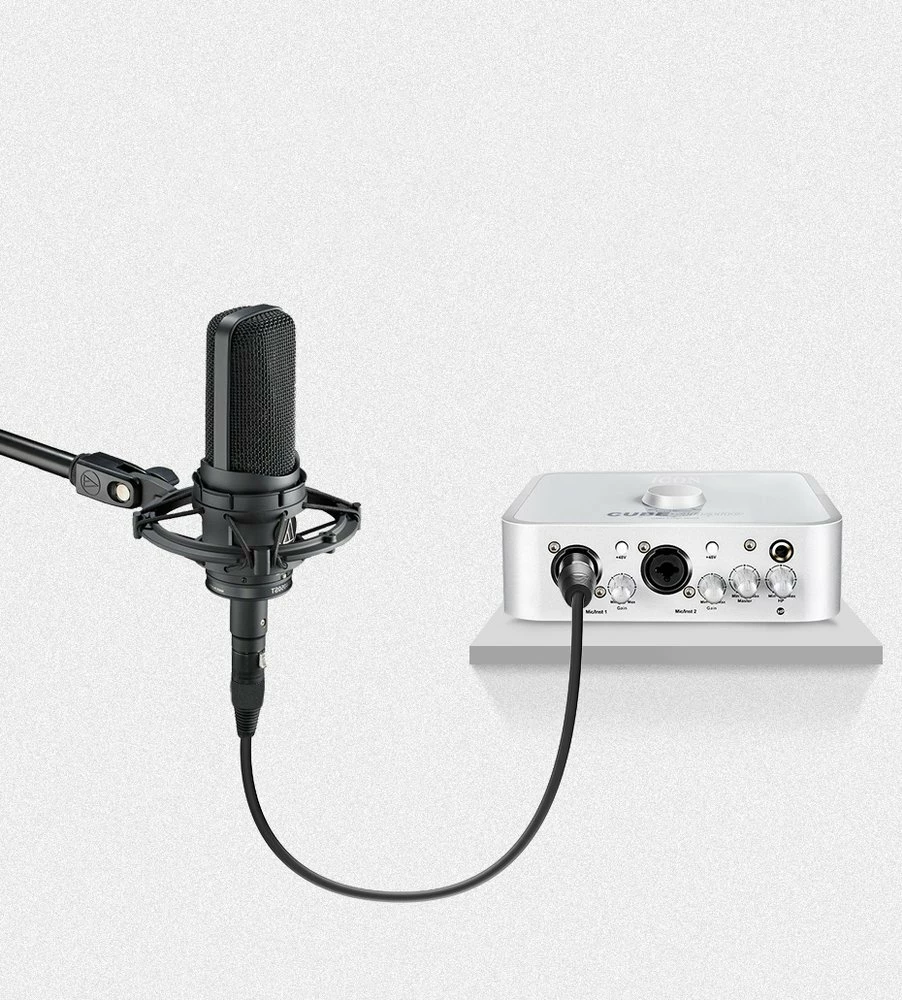 Kabllo audio Ugreen AV130 66717, XLR (femër) në XLR (mashkull), 2m, e zezë