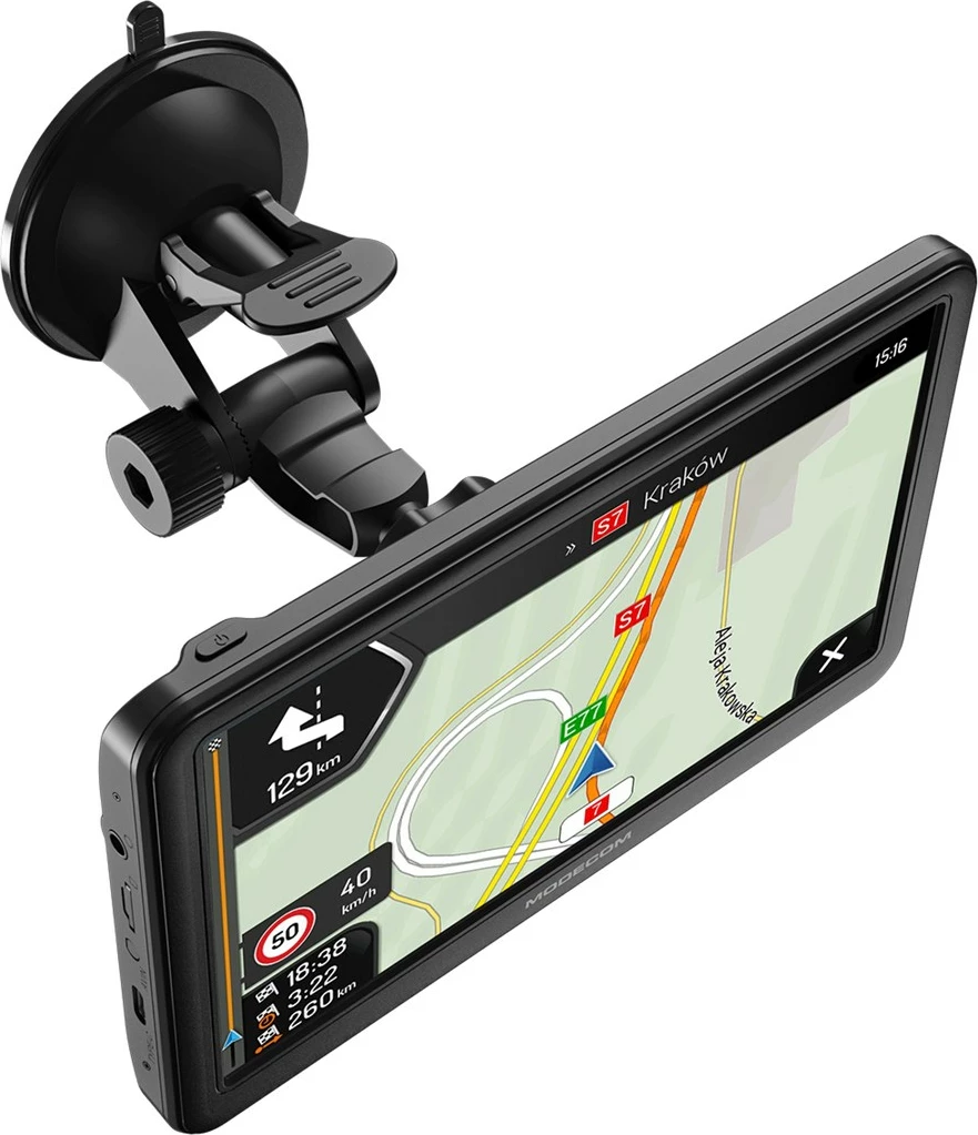 Navigator për vetura MODECOM FreeWAY CX 7.0 me iGO Navigation, 8 GB, Ekran 7", Zi