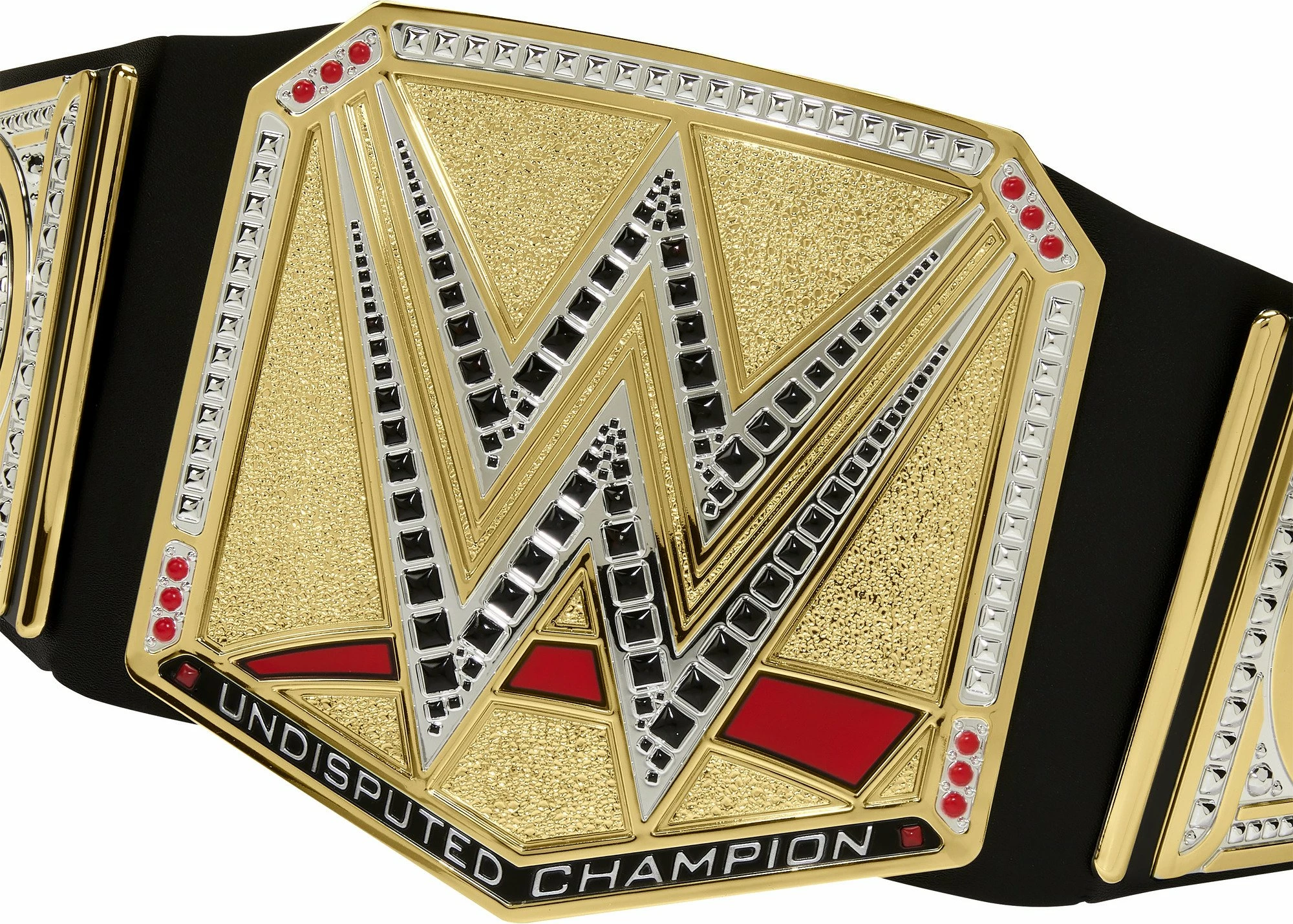 Rrip kampionati WWE Undisputed Mattel HYJ35 91 cm, i rregullueshëm, i zi/ari, 1 copë