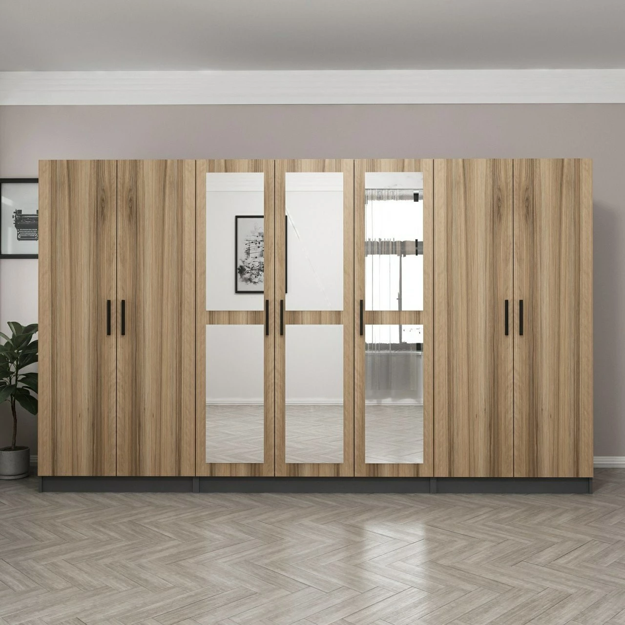 Dollap Skye Decor, ngjyrë dore, Kale - 5018