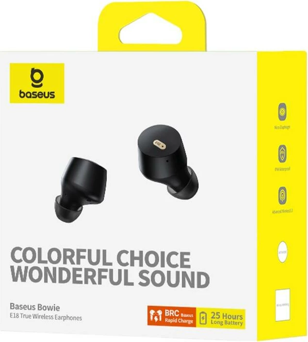 Kufje TWS Baseus Bowie E18, të zeza