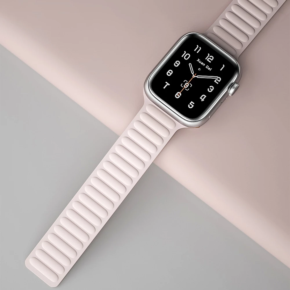 Rrip magnetik për Apple Watch Hurtel, 41mm, i kuq