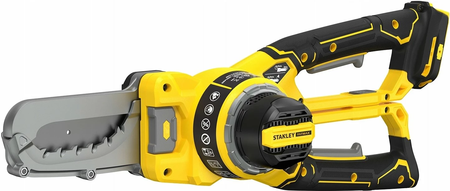 Krasitëse me zinxhir, Stanley Fatmax SFMCPS515B-XJ, 18V V20, prerje 100 mm, shinë 15 cm, pa bateri, e verdhë/zezë