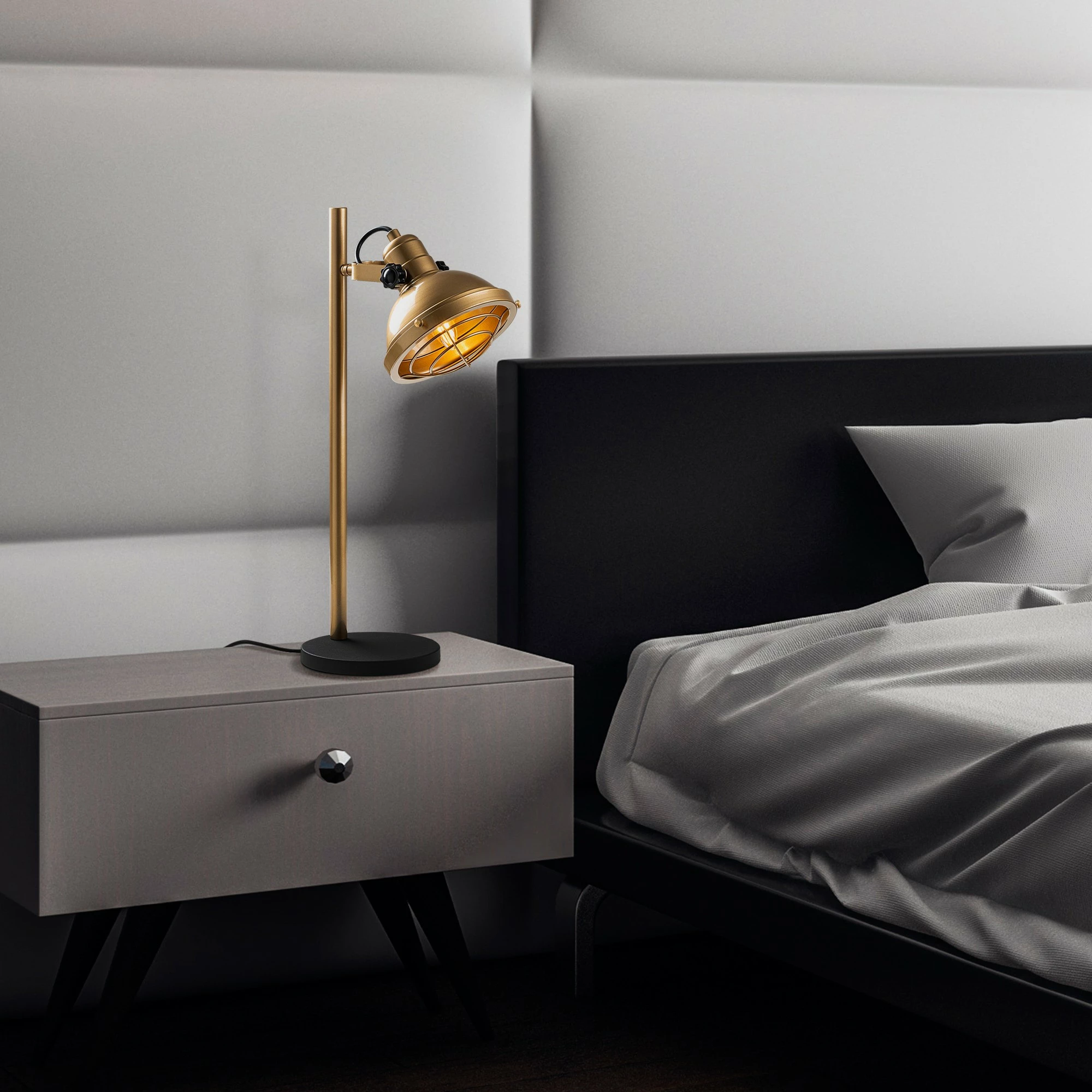 Llambë tavoline Opviq, Spoly 13800, ngjyrë ari