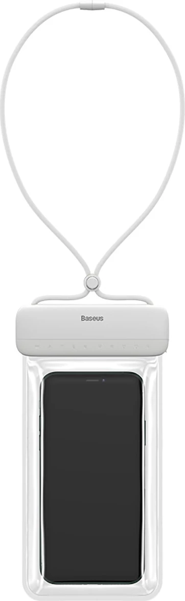 Mbështjellës Baseus AquaGlide BS-PC029 për celular, IPX8, me Slide Lock, Bardhë