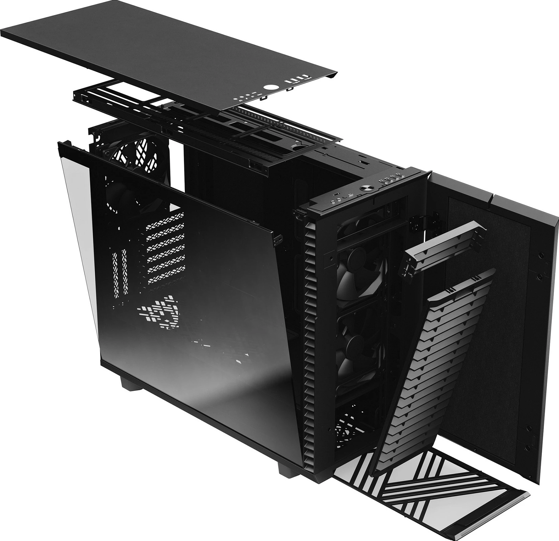 Kasë Fractal Design Define 7, Midi Tower, ATX, EATX, micro ATX, Micro-ITX, e zezë