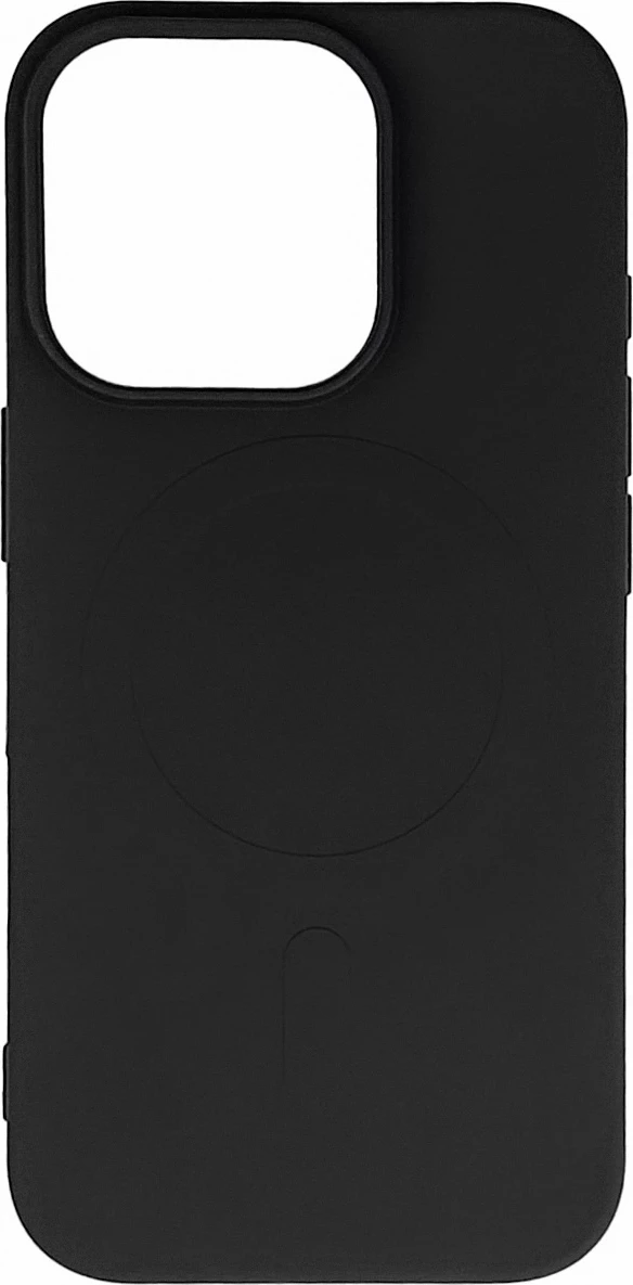 Mbështjellës Hurtel për iPhone 17 Pro, Liquid Silicone, MagSafe, i zi