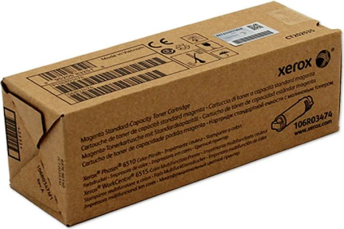Toner Xerox 106R03474 kapacitet standard 1000 faqe për Phaser 6510/WorkCentre 6515, magenta