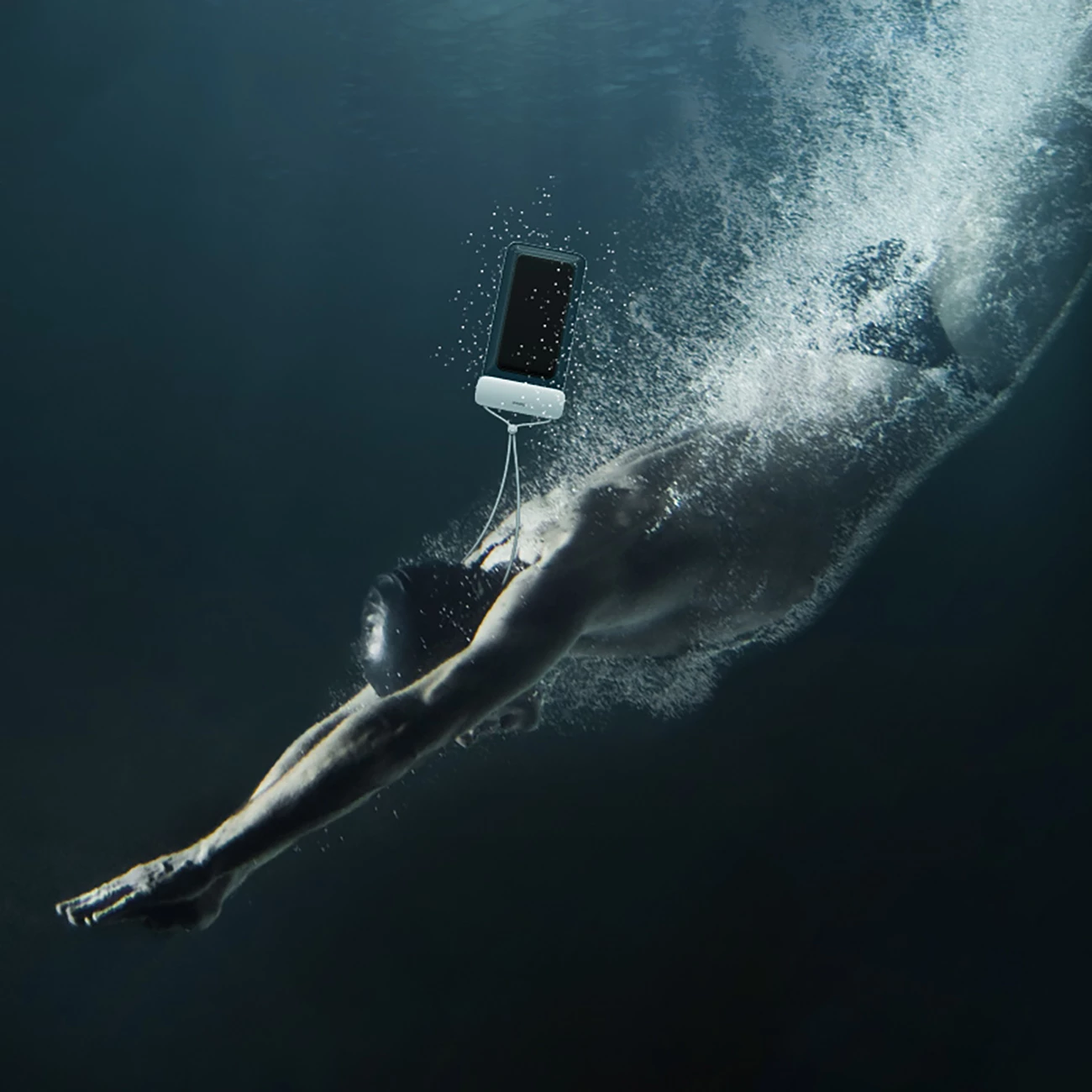 Mbështjellës Baseus AquaGlide BS-PC029 për celular, IPX8, me Slide Lock, Bardhë