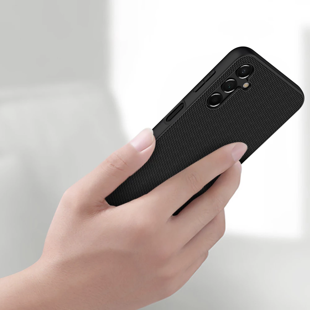 Mbështjellës Nillkin Textured Case për Samsung Galaxy A14 5G / Galaxy A14, Najlon, i zi