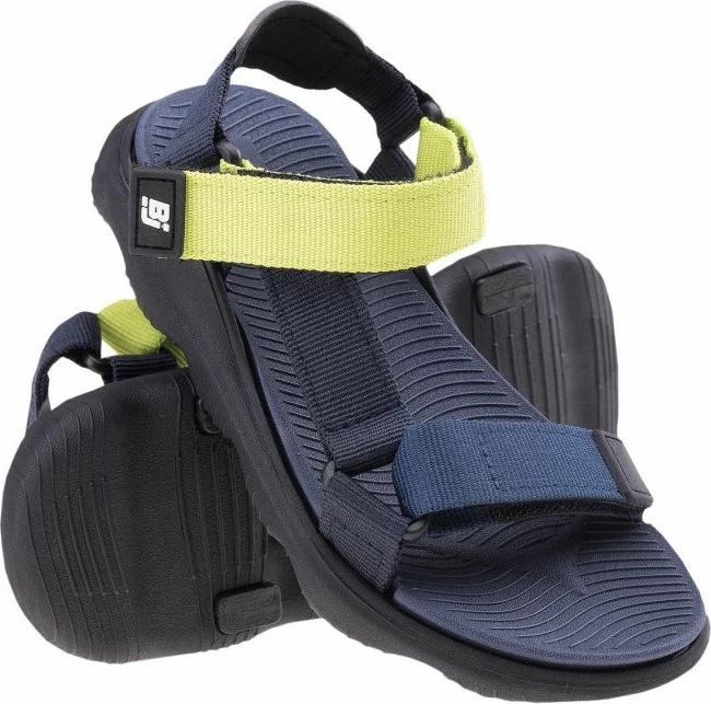 Sandale për fëmijë Bejo, të zeza dhe blu të errët