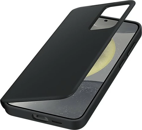 Mbështjellës Samsung Smart View Case për Galaxy S24+, wallet case, e zezë