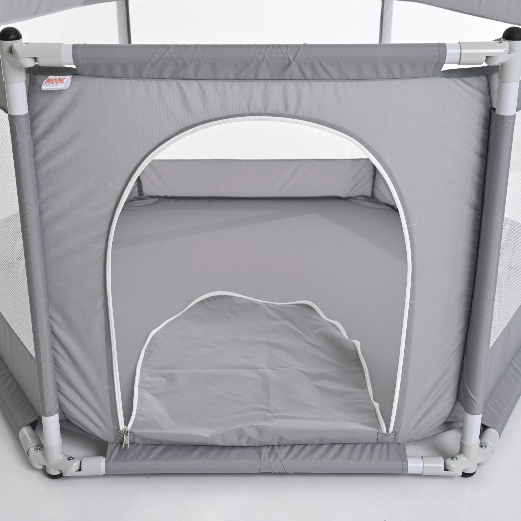 Pishinë me topa për fëmijë, ngjyrë gri, Evila Originals