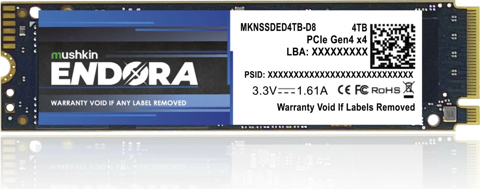 SSD M.2 4TB Mushkin Endora NVMe PCIe4.0 x4