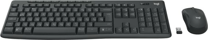 Tastierë me maus Logitech MK370 Combo for Business, wireless, Bluetooth, QWERTZ, grafit