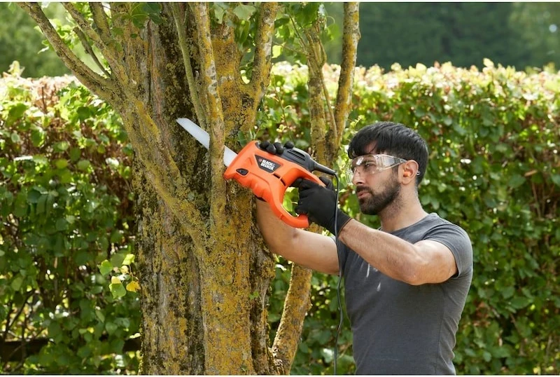 Sharrë dore elektrike BLACK+DECKER KS880EC-QS, teh 23.9 cm, portokalli