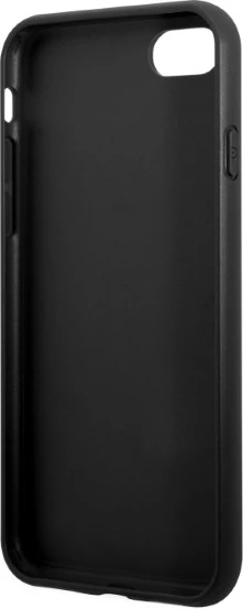 Mbështjellës Guess GUHCI8PSATPK për iPhone 7/8/SE 2020/SE 2022, hardcase, me hapësirë për kartela, i zi