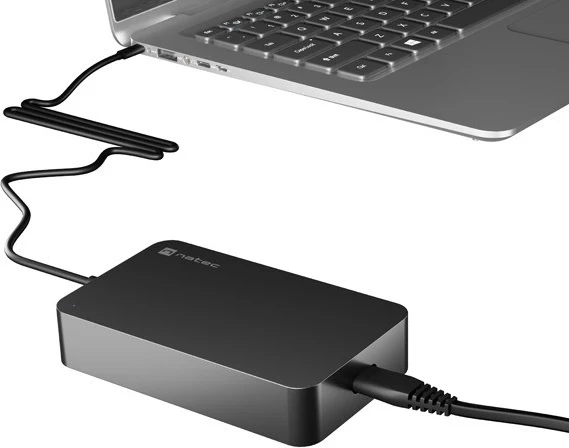 Mbështjellës për laptopë Natec, gri