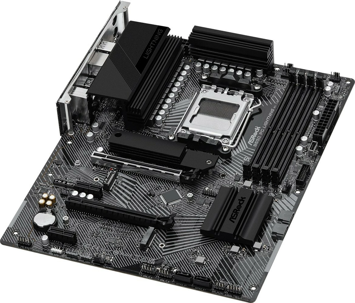 Pllakë amë ASRock B650 PG LIGHTNING, Socket AM5, DDR5, ATX